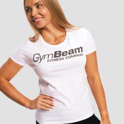 GymBeam Dámské tričko Fitness White