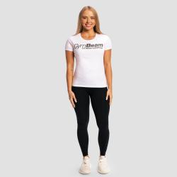 GymBeam Dámské tričko Fitness White