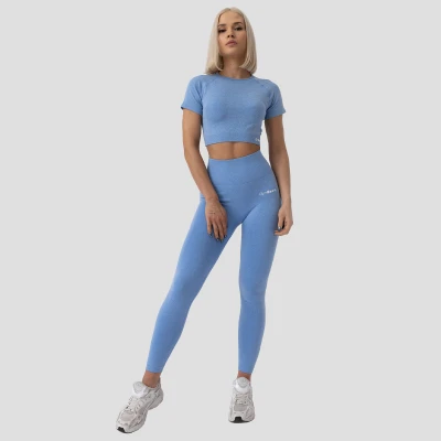 GymBeam Dámské tričko FLO Crop Top Blue