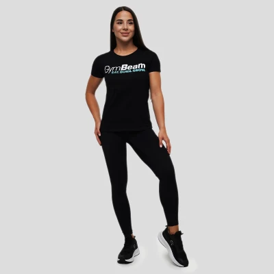 GymBeam Dámské tričko Grow Black