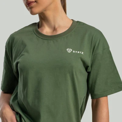 STRIX Dámské triko Lunar Oversized Cedar Green