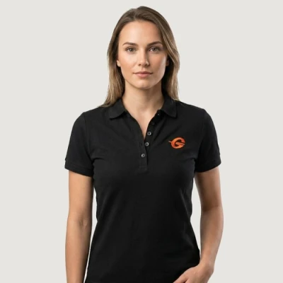 GymBeam Dámské Tričko Polo Black