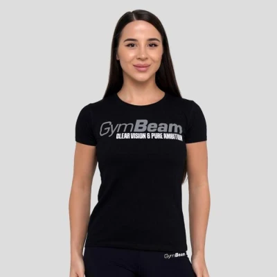 GymBeam Pure Ambition Black dámské tričko