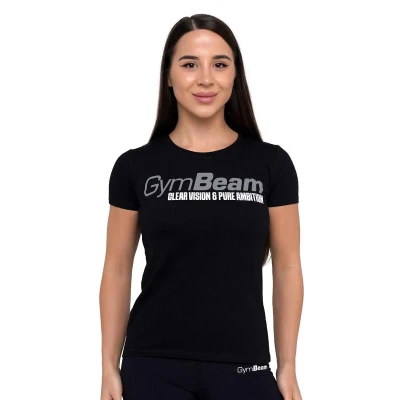 GymBeam Pure Ambition Black dámské tričko