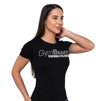 GymBeam Pure Ambition Black dámské tričko