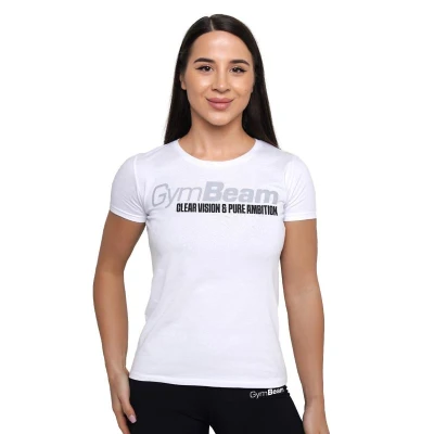 GymBeam Pure Ambition White dámské tričko