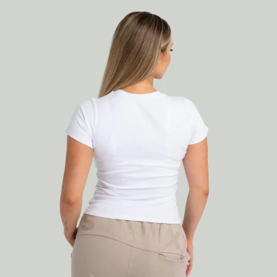 STRIX Dámské triko Ribbed White
