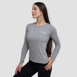 GymBeam Dámske tričko s dlhým rukávom Basic Grey