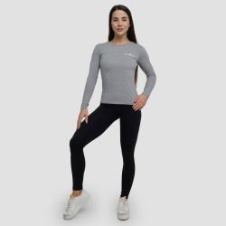 GymBeam Dámske tričko s dlhým rukávom Basic Grey