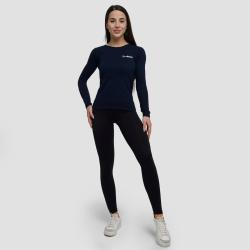 GymBeam Dámske tričko s dlhým rukávom Basic Navy