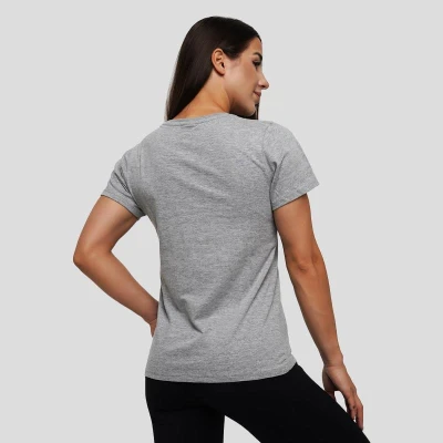 GymBeam Dámske tričko Stronger Together Grey