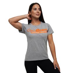 GymBeam Dámske tričko Stronger Together Grey