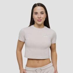 GymBeam Dámské tričko Agile Cropped Desert GymBeam Dámské tričko Agile Cropped Desert