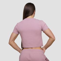 GymBeam Dámské triko Cropped Agile Woodrose