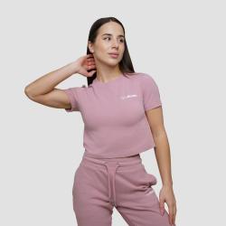 GymBeam Dámské triko Cropped Agile Woodrose