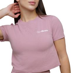 GymBeam Dámské triko Cropped Agile Woodrose