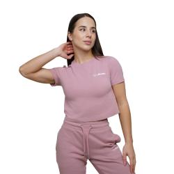 GymBeam Dámské triko Cropped Agile Woodrose
