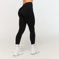 GymBeam Dámske V-back legíny Fierce Black