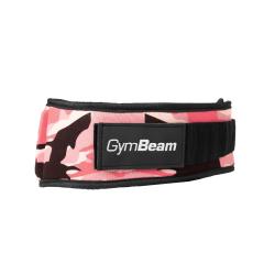 GymBeam Dámský fitness opasek Pink Camo
