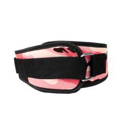 GymBeam Dámský fitness opasek Pink Camo
