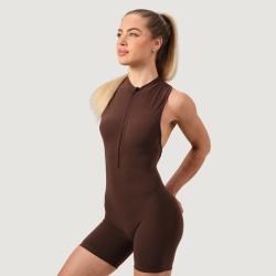 GymBeam Dámský overal Zip-Up NEO Mocha
