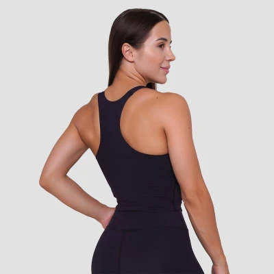GymBeam Dámský sportovní top BEAT Black