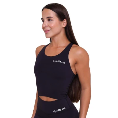 GymBeam Dámský sportovní top BEAT Black