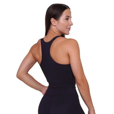 GymBeam Dámský sportovní top BEAT Black