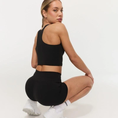 GymBeam Dámský sportovní top BEAT Black