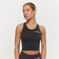 GymBeam Dámský sportovní top BEAT Charcoal