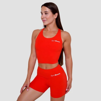 GymBeam Dámský sportovní top BEAT Tangerine