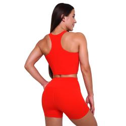 GymBeam Dámský sportovní top BEAT Tangerine