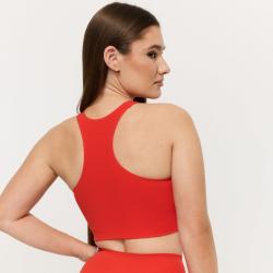GymBeam Dámský sportovní top BEAT Tangerine