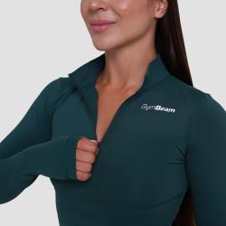 GymBeam Dámský sportovní top Ignite Dark Green
