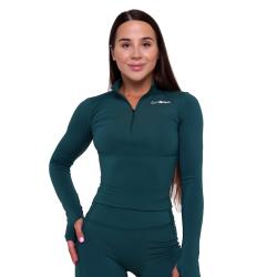 GymBeam Dámský sportovní top Ignite Dark Green
