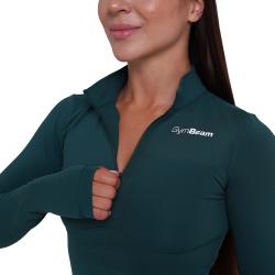 GymBeam Dámský sportovní top Ignite Dark Green