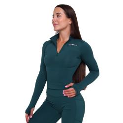 GymBeam Dámský sportovní top Ignite Dark Green