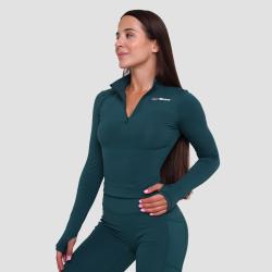 GymBeam Dámsky športový top Ignite Dark Green