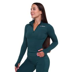 GymBeam Dámsky športový top Ignite Dark Green