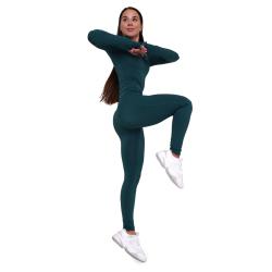 GymBeam Dámsky športový top Ignite Dark Green