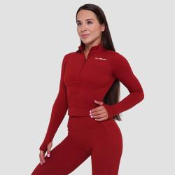 GymBeam Dámský sportovní top Ignite Dark Red