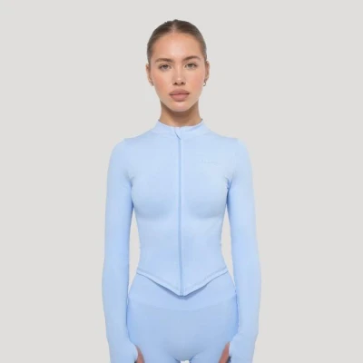GymBeam Dámský sportovní top Luma Baby Blue GymBeam Dámský sportovní top Luma Baby Blue