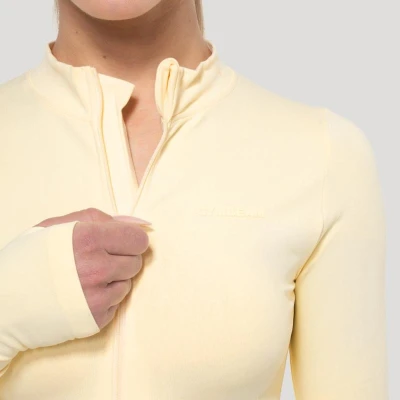 GymBeam Dámský sportovní top Luma Butter Yellow