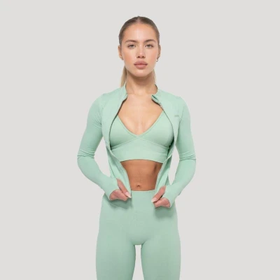 GymBeam Dámský sportovní top Luma Pistachio
