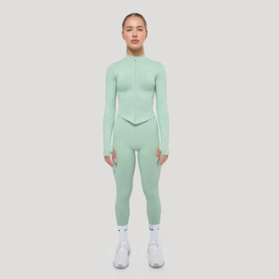 GymBeam Dámský sportovní top Luma Pistachio