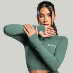 STRIX Dámsky top Cropped Seamless Moss