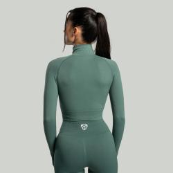 STRIX Dámsky top Cropped Seamless Moss