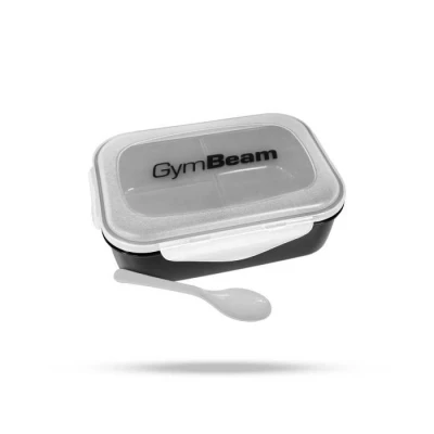 GymBeam Dóza na jídlo Fit Prep Black (VÝPRODEJ)