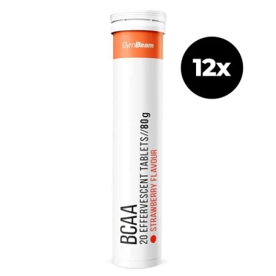 GymBeam Šumivé BCAA 12 x 20 tab