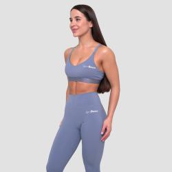 GymBeam Essence String Sports Bra Denim Blue